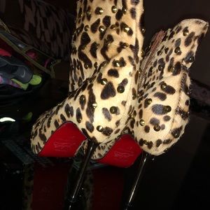 Christian Louboutin Shoes - Christian Louboutin Leopard Print Pong Hair Spikes Christian Louboutin Shoes - Christian Louboutin Leopard Print Pong Hair Spikes